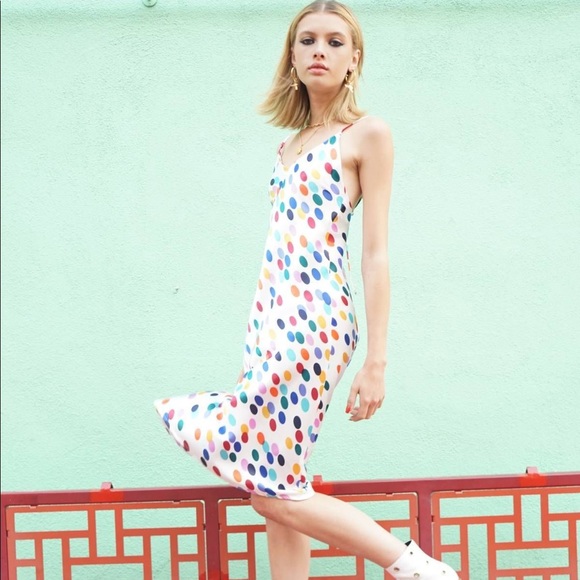Vanessa Mooney Dresses & Skirts - Polka dot Slip Lala Dress